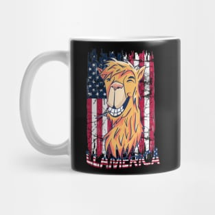 Llamerica funny llama funny alpaca america Mug